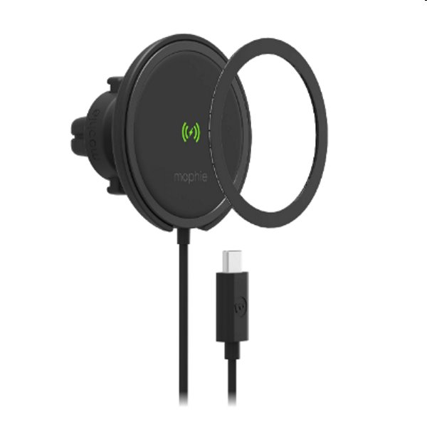Mophie bezdrátová auto nabíječka pro Apple iPhone s Magsafe 15W Mophie bezdrátová auto nabíječka pro Apple iPhone s Magsafe 15W