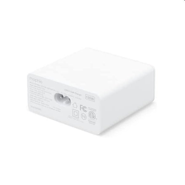 Mophie S9ťový adapter GaN PD 120W USB-C, bílý Mophie S9ťový adapter GaN PD 120W USB-C, bílý