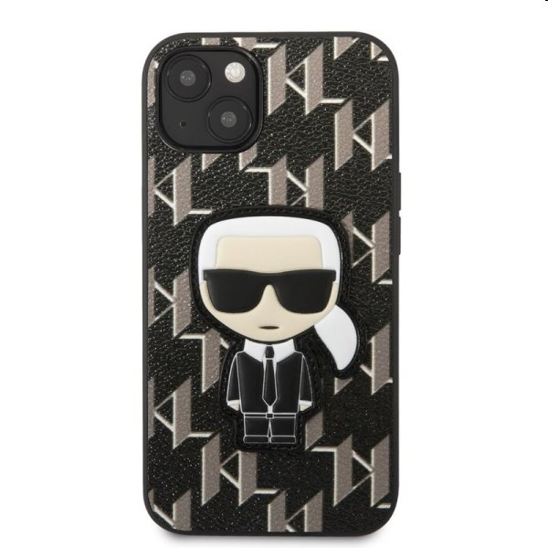 Puzdro Karl Lagerfeld Monogram Ikonik pro Apple iPhone 13 mini, černé Puzdro Karl Lagerfeld Monogram Ikonik pro Apple iPhone 13 mini, černé