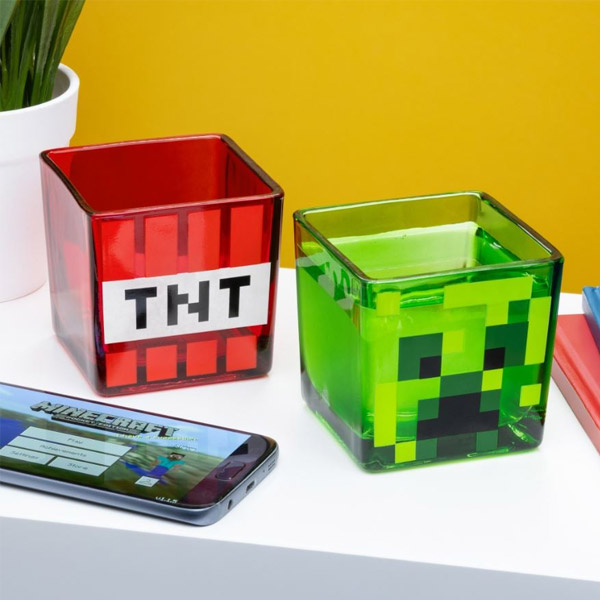Sada sklenic Creeper a TNT (Minecraft)