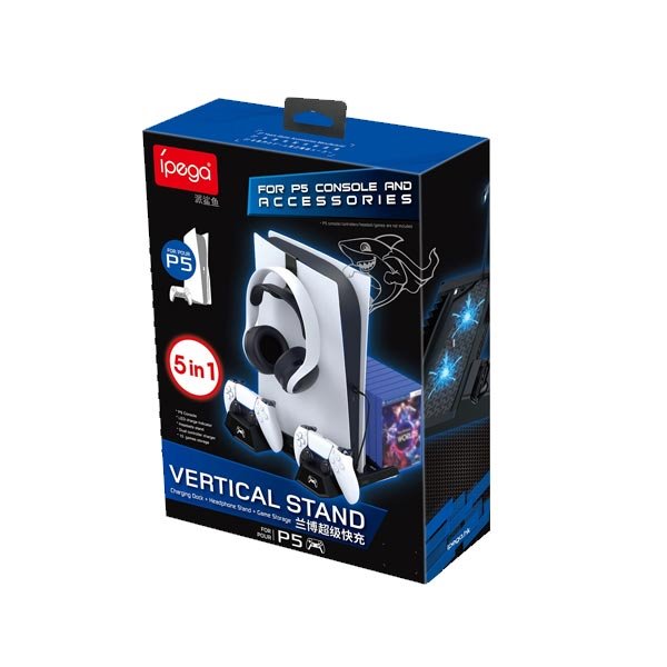 Dokovací stanice iPega P5023 pro PlayStation 5, Dualsense a Pulse 3D Dokovací stanice iPega P5023 pro PlayStation 5, Dualsense a Pulse 3D