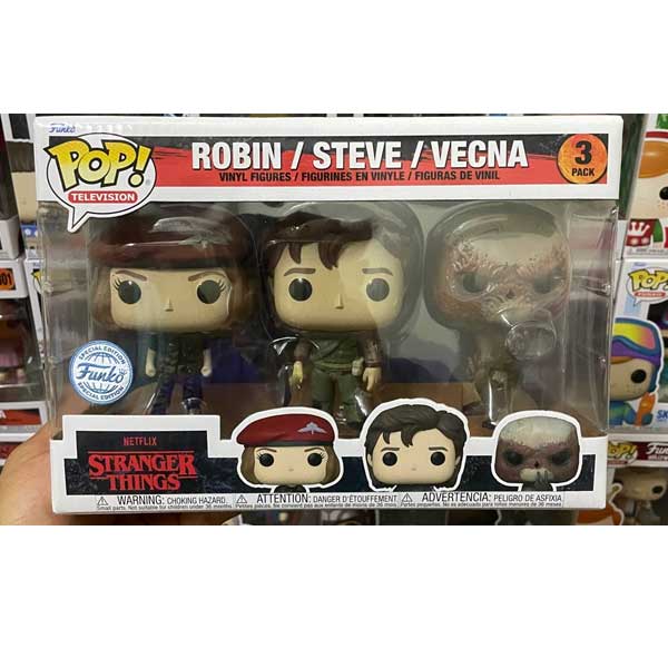 POP! 3 Pack: Robin, Steve & Vecna (Stranger Things) Special Edition POP! 3 Pack: Robin, Steve & Vecna (Stranger Things) Special Edition