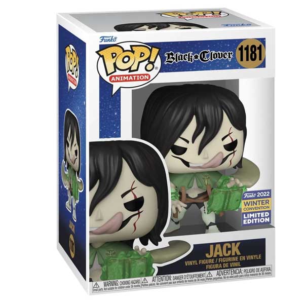 POP! Animation: Jack (Black Clover) 2022 Winter Convention Limited Edition POP! Animation: Jack (Black Clover) 2022 Winter Convention Limited Edition