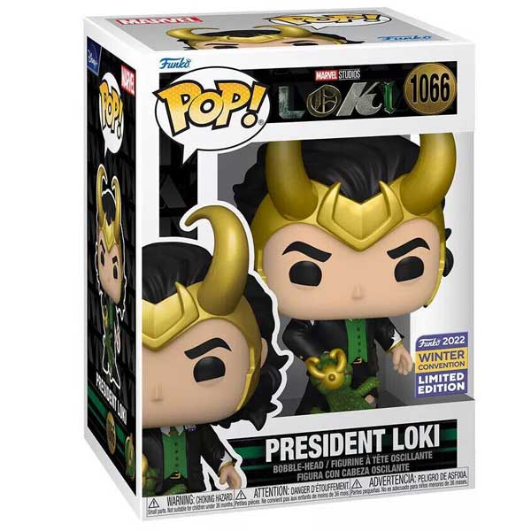 POP! President Loki (Marvel) 2022 Winter Convention Limited POP! President Loki (Marvel) 2022 Winter Convention Limited