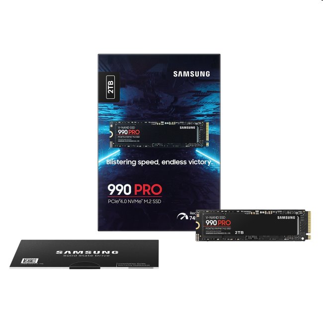 Samsung 2TB SSD 990 PRO NVMe M.2 PCIe, 7450/6900MB/s Samsung 2TB SSD 990 PRO NVMe M.2 PCIe, 7450/6900MB/s