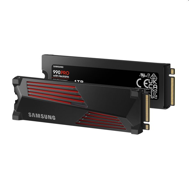 Samsung SSD 990 PRO s chladičem, 1TB, NVMe M.2