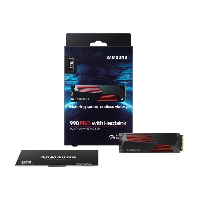Samsung SSD 990 PRO s chladičem, 1TB, NVMe M.2 Samsung SSD 990 PRO s chladičem, 1TB, NVMe M.2