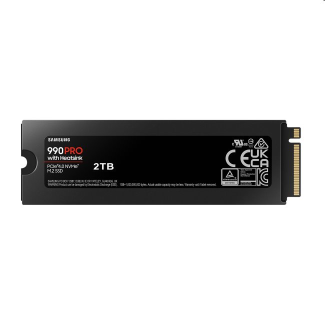 Samsung SSD 990 PRO s chladičem, 2TB, NVMe M.2 Samsung SSD 990 PRO s chladičem, 2TB, NVMe M.2