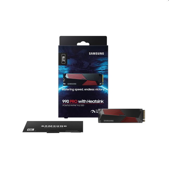 Samsung SSD 990 PRO s chladičem, 2TB, NVMe M.2 Samsung SSD 990 PRO s chladičem, 2TB, NVMe M.2