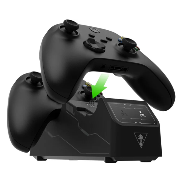 Turtle Beach Fuel Dual Controller nabíjecí stanice a stojan na sluchátka pro Xbox, černá