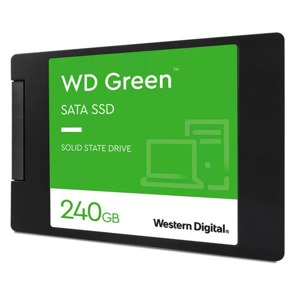 WD 240 GB Green SSD 2,5"/SATAIII, 540 MB/ 465 MB, 7 mm