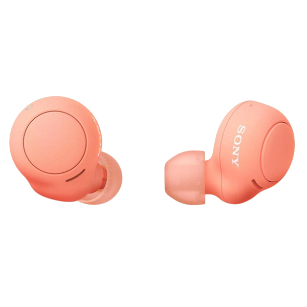 Bezdrátové sluchátka Sony WF-C500 Truly Wireless Headphones, oranžové