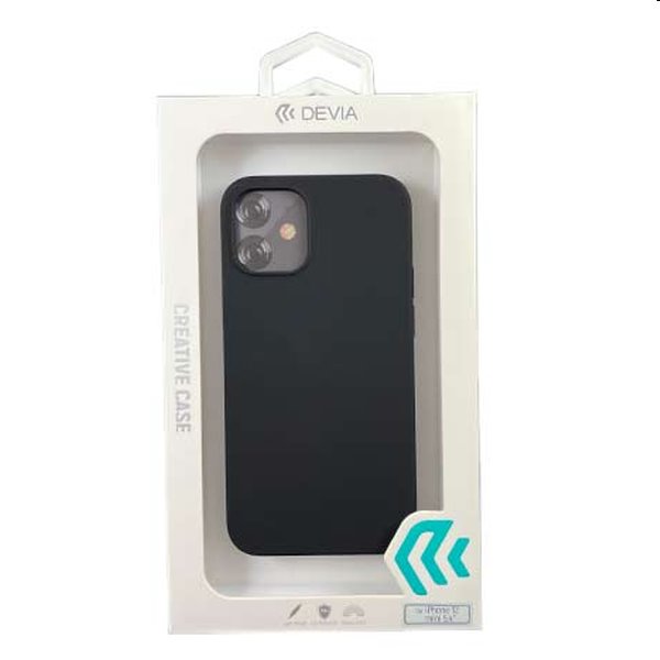 Devia kryt Nature Series Silicone Case pro Apple iPhone 12 mini, černé