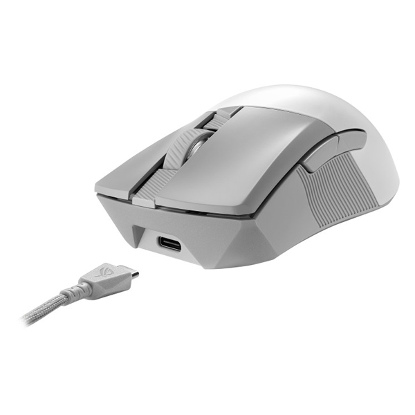 Herní myš ASUS ROG Gladius III Wireless Aimpoint, bílá