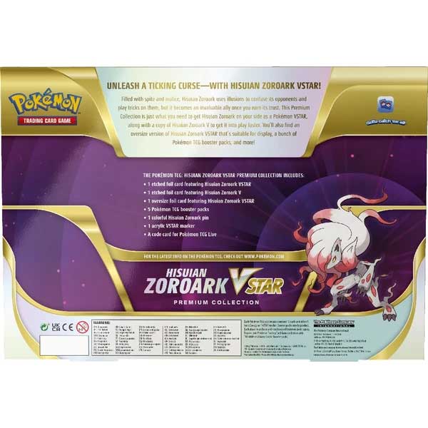 Kartová hra Pokémon TCG: Hisuian Zoroark VSTAR Premium Collection (Pokémon)