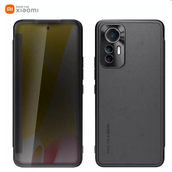 Made for Xiaomi Book View pouzdro pro Xiaomi 12 Lite 5G, černé Made for Xiaomi Book View pouzdro pro Xiaomi 12 Lite 5G, černé