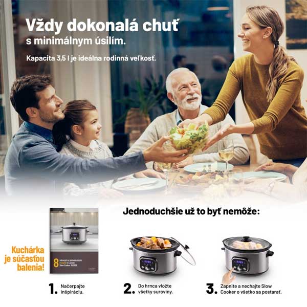 Lauben Multi Cooker 3500SB, multifunkční hrnec Lauben Multi Cooker 3500SB, multifunkční hrnec