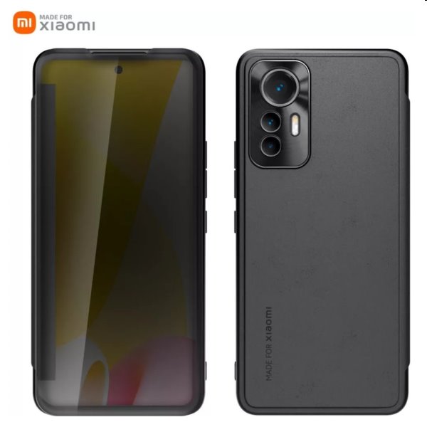 Made for Xiaomi Book View pouzdro pro Xiaomi 12 Lite 5G, černé Made for Xiaomi Book View pouzdro pro Xiaomi 12 Lite 5G, černé