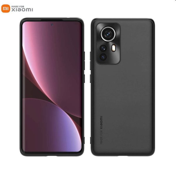Made for Xiaomi TPU pouzdro pro Xiaomi 12 Pro, černé Made for Xiaomi TPU pouzdro pro Xiaomi 12 Pro, černé