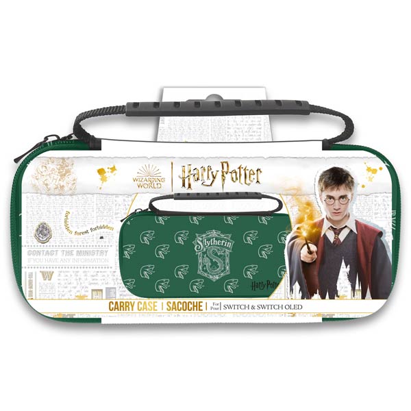 Ochranné puzdro Harry Potter Slytherin pro Nintendo Switch, zelené Ochranné puzdro Harry Potter Slytherin pro Nintendo Switch, zelené