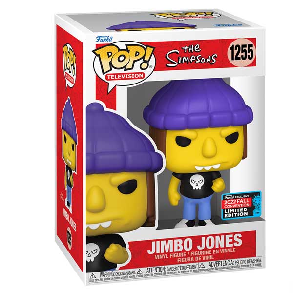 POP! TV: Jimbo Jones (The Simpsons) 2022 Fall Convention Limited POP! TV: Jimbo Jones (The Simpsons) 2022 Fall Convention Limited