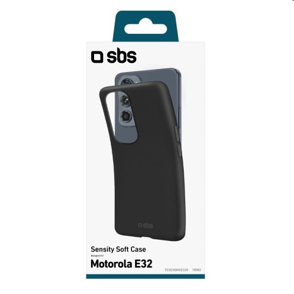 Pouzdro SBS Sensity pro Motorola Moto E32, černé