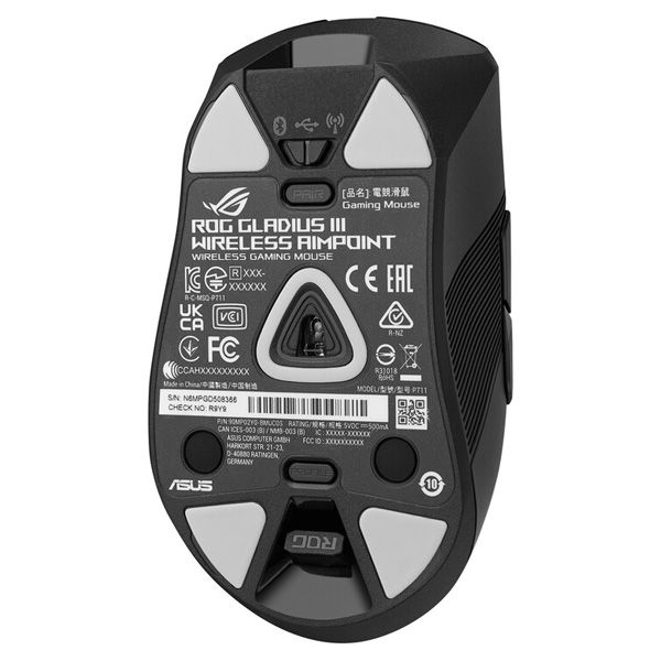 Herní myš ASUS ROG Gladius III Wireless Aimpoint, černá