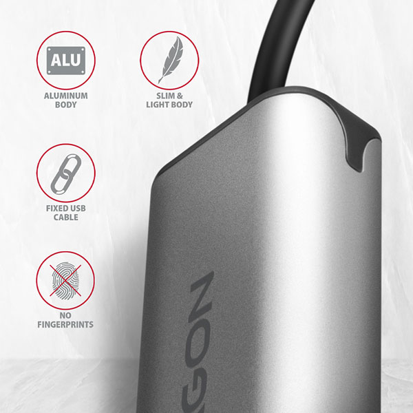 AXAGON ADE-25RC Type-C USB3.2 Gen 1 - 2.5 Gigabit Ethernet 10/100/1000/2500 Adaptér, titan grey AXAGON ADE-25RC Type-C USB3.2 Gen 1 - 2.5 Gigabit Ethernet 10/100/1000/2500 Adaptér, titan grey
