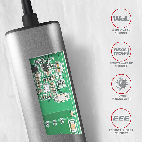 AXAGON ADE-25RC Type-C USB3.2 Gen 1 - 2.5 Gigabit Ethernet 10/100/1000/2500 Adaptér, titan grey AXAGON ADE-25RC Type-C USB3.2 Gen 1 - 2.5 Gigabit Ethernet 10/100/1000/2500 Adaptér, titan grey