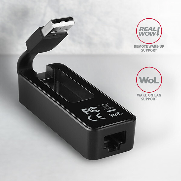 AXAGON ADE-XR Type-A USB 2.0 - Fast Ethernet 10/100 adaptér AXAGON ADE-XR Type-A USB 2.0 - Fast Ethernet 10/100 adaptér