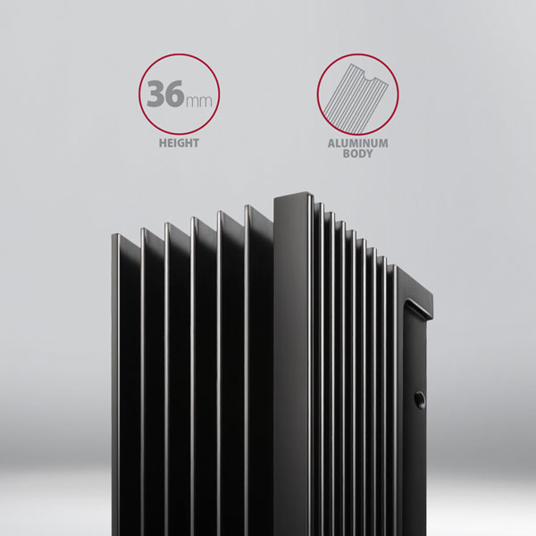 AXAGON CLR-M2XL hliníkový pasivní chladič pro oboustranný - M.2 SSD disk, 80mm SSD, výška 36mm