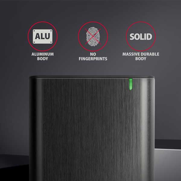AXAGON EE25-A6M USB3.0 - SATA 6G 2,5" External SCREWLESS ALU RAW box , černý AXAGON EE25-A6M USB3.0 - SATA 6G 2,5" External SCREWLESS ALU RAW box , černý