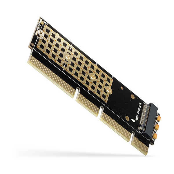 AXAGON PCEM2-1U PCI-E 3.0 16x - M.2 SSD NVMe, up to 80 mm SSD, low profile 1U