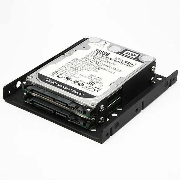 AXAGON RHD-225 redukce pro 2x 2,5" HDD na 3,5" pozice AXAGON RHD-225 redukce pro 2x 2,5" HDD na 3,5" pozice