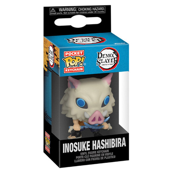 Funko POP! Klíčenka Inosuke Hashibira (Demon Slayer)