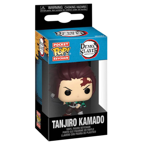 Funko POP! Klíčenka Tanjiro Kamado (Demon Slayer)