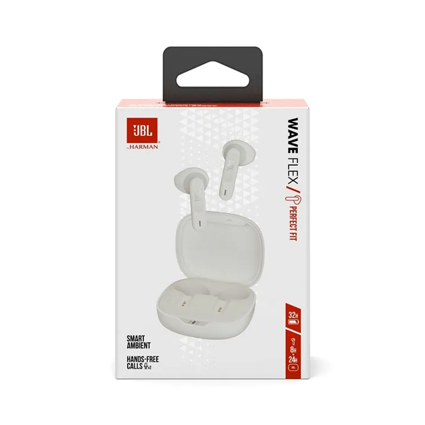 JBL Wave Flex, bílá JBL Wave Flex, bílá