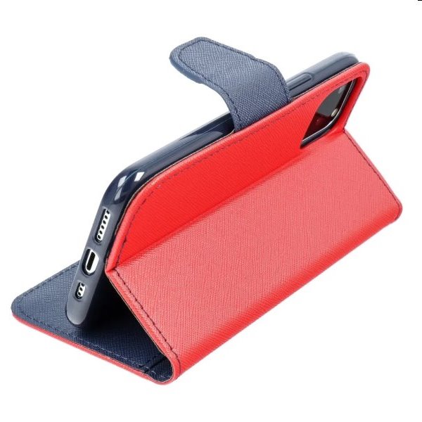 Pouzdro FANCY Book pro Xiaomi 12/12X, červené/modré Pouzdro FANCY Book pro Xiaomi 12/12X, červené/modré