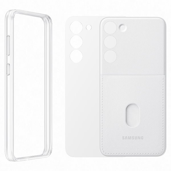 Pouzdro Frame Cover pro Samsung Galaxy S23 Plus, white