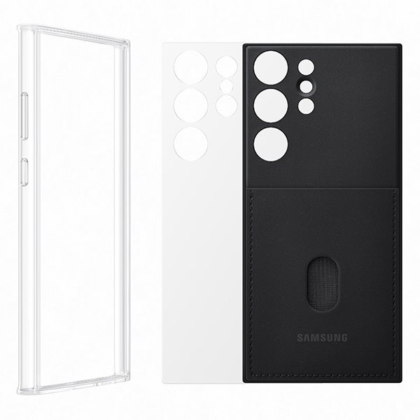 Pouzdro Frame Cover pro Samsung Galaxy S23 Ultra, black