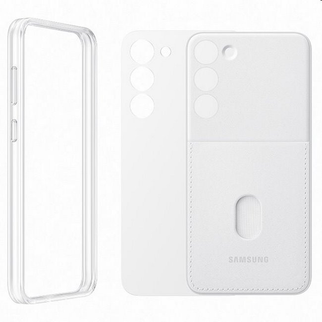 Pouzdro Frame Cover pro Samsung Galaxy S23, white