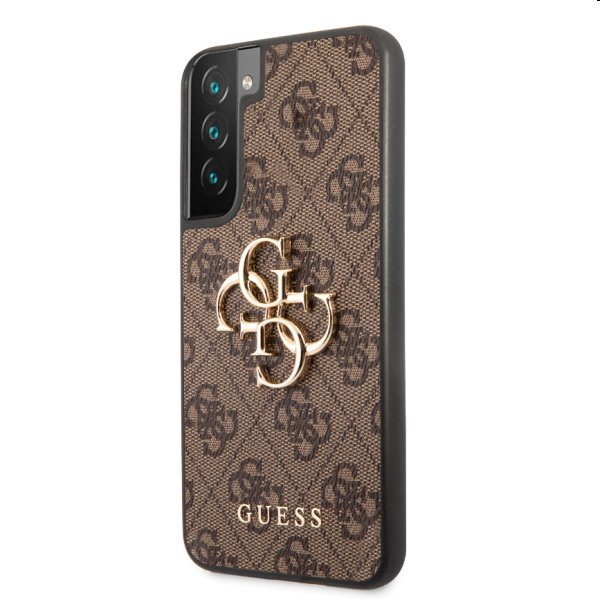 Pouzdro Guess PU 4G Metal Logo pro Samsung Galaxy S23, hnědé Pouzdro Guess PU 4G Metal Logo pro Samsung Galaxy S23, hnědé