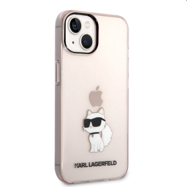 Pouzdro Karl Lagerfeld IML Choupette NFT pro Apple iPhone 14 Plus, růžové