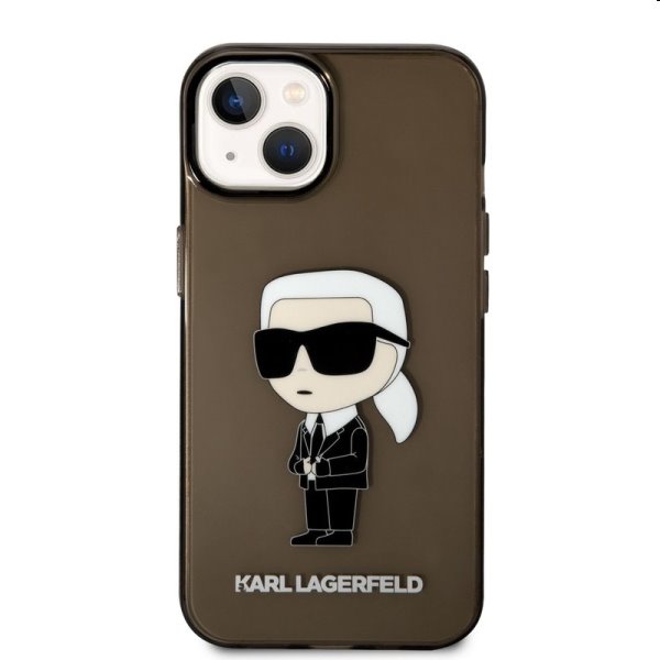 Pouzdro Karl Lagerfeld IML Ikonik NFT pro Apple iPhone 14, černé
