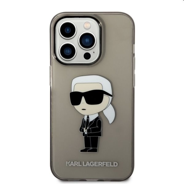 Pouzdro Karl Lagerfeld IML Ikonik NFT pro Apple iPhone 14 Pro, černé Pouzdro Karl Lagerfeld IML Ikonik NFT pro Apple iPhone 14 Pro, černé