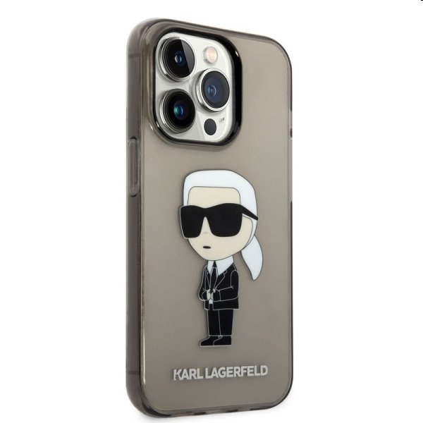 Pouzdro Karl Lagerfeld IML Ikonik NFT pro Apple iPhone 14 Pro, černé Pouzdro Karl Lagerfeld IML Ikonik NFT pro Apple iPhone 14 Pro, černé