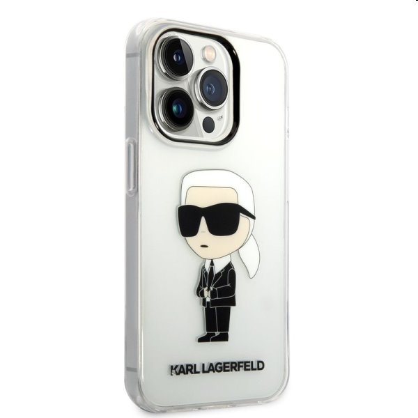 Pouzdro Karl Lagerfeld IML Ikonik NFT pro Apple iPhone 14 Pro Max, transparentní