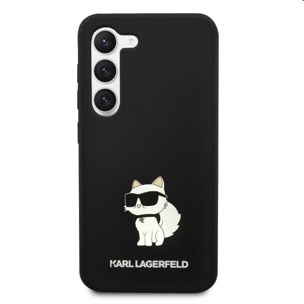 Pouzdro Karl Lagerfeld Liquid Silicone Choupette NFT pro Samsung Galaxy S23 Plus, čierne Pouzdro Karl Lagerfeld Liquid Silicone Choupette NFT pro Samsung Galaxy S23 Plus, čierne