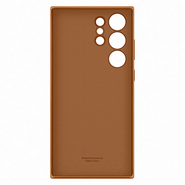 Pouzdro Leather Cover pro Samsung S23 Ultra, camel Pouzdro Leather Cover pro Samsung S23 Ultra, camel