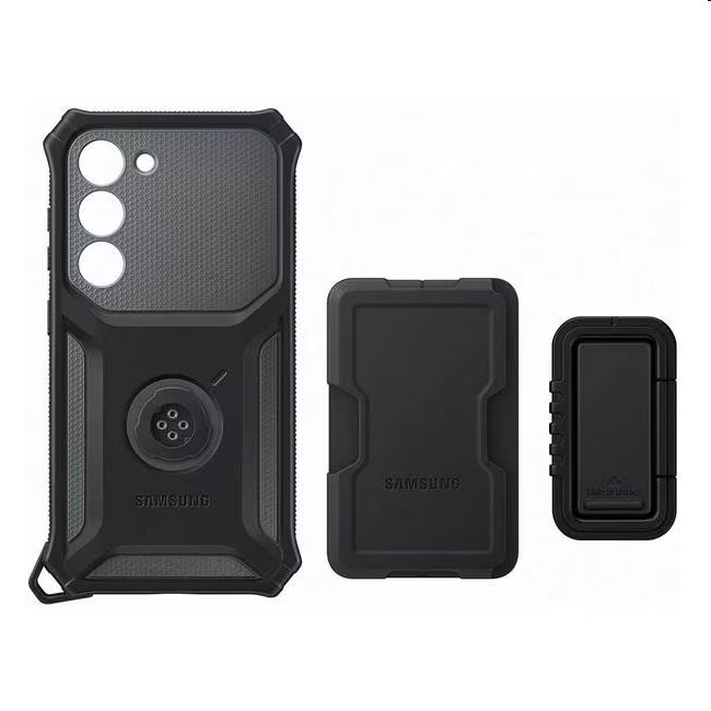 Pouzdro Rugged Gadget pro Samsung Galaxy S23 Plus, titan (s odnímatelným úchytem) Pouzdro Rugged Gadget pro Samsung Galaxy S23 Plus, titan (s odnímatelným úchytem)